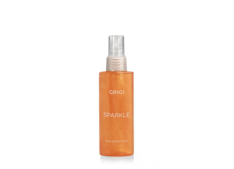 GRIGI SPARKLE HAIR & BODY MIST 100ml LUMINOUS PEACH CORAL