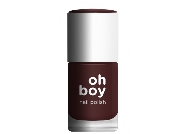 OH BOY NAIL POLISH Νο 253 DARK BORDEAUX BROWN