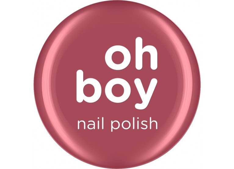 OH BOY NAIL POLISH No 118 PINK DARK NUDE ROSE