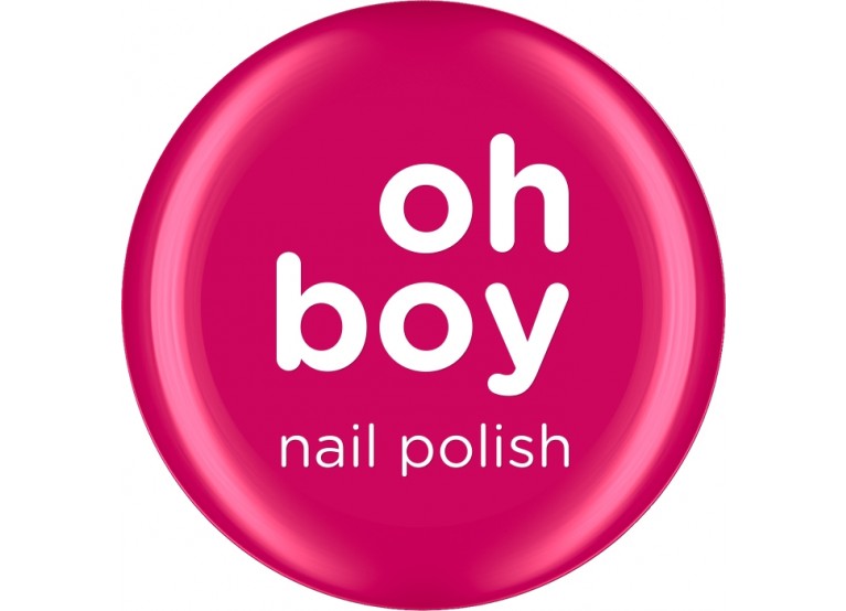 ΟΗ ΒOY NAIL POLISH Νο 131 DARK PINK ROSE