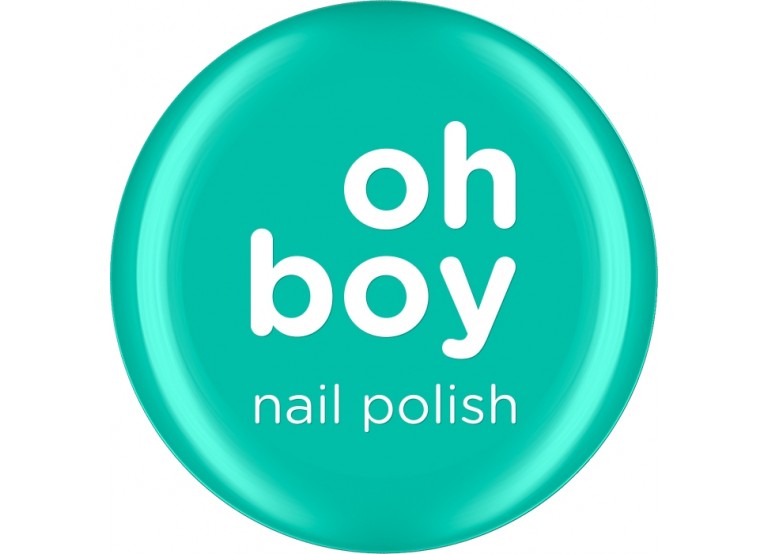 OH BOY NAIL POLISH No 175 SPARKLY SEA GREEN