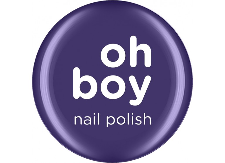 OH BOY NAIL POLISH Νο 213 DARK PURPLE VIOLET