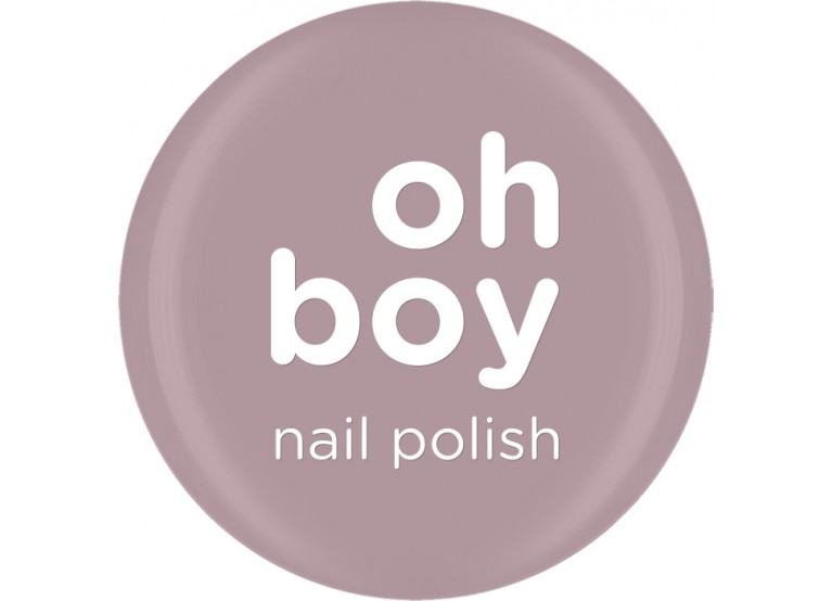 OH BOY  NAIL POLISH Νο 241 NUDE GREY LILA LIGHT