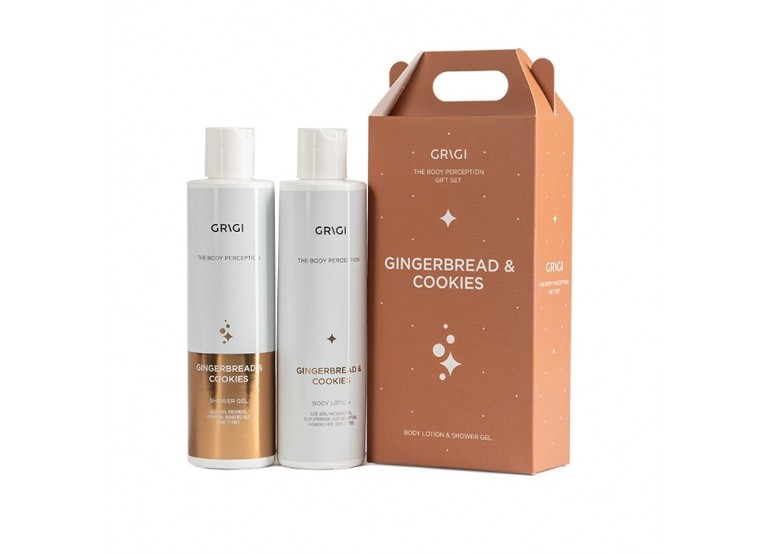 GRIGI G.S. ΤHE BODY PERCEPTION BODY LOTION 250ml GINGERBREAD & COOKIES  + ΔΩΡΟ SHOWER GEL 250ml