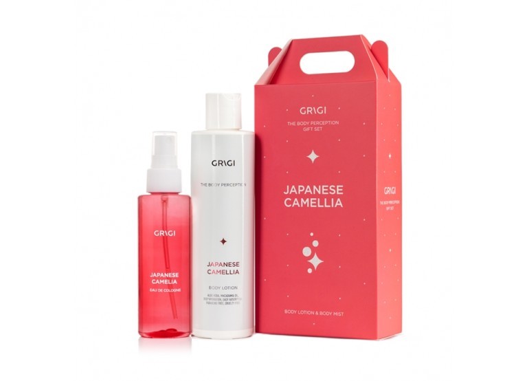 GRIGI GIFT SET EAU DE COLOGNE JAPANESE CAMELIA 100 ML + B.LOTION 250ML JAPANESE CAMELIA