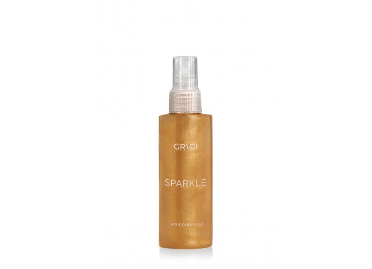GRIGI SPARKLE HAIR & BODY MIST 100ml LUMINOUS GOLD BRONZE TRAVEL
