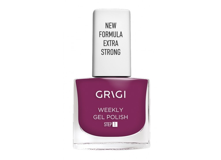 GRIGI WEEKLY GEL NAIL POLISH NEW FORMULA EXTRA STRONG No 657 DARK FUCHSIA
