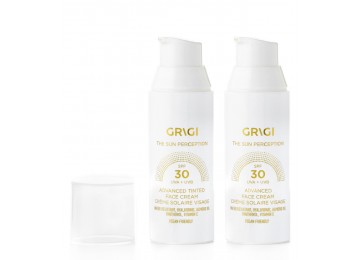 GRIGI THE SUN PERCEPTION TINTED FACE CREAM SPF30 50ml + ΔΩΡΟ GRIGI THE SUN PERCEPTION FACE CREAM SPF30 50ml