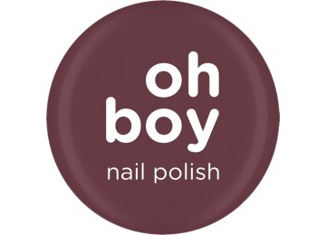 OH BOY NAIL POLISH Νο 250 PURPLE AUBERGINE