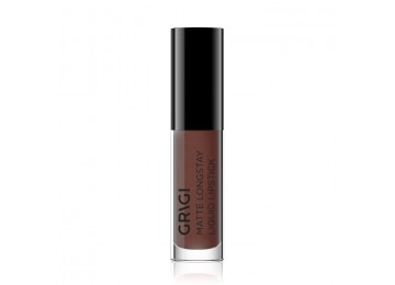 GRIGI MATTE LONG STAY LIQUID LIPSTICK  ΜΙΝΙ Νo 408 DARK BROWN 2ml