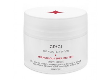 GRIGI ΤΗΕ BODY PERCEPTION MIRACULOUS SHEA BUTTER BODY MOUSSE 250ml JAPANESE CAMELLIA