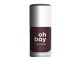 OH BOY NAIL POLISH No 252 DARK BROWN PURPLE
